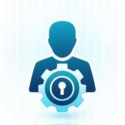 Icon representing user access and authentication management